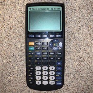 Texas Instruments TI-83 Plus Graphing Calculator w/ Cover